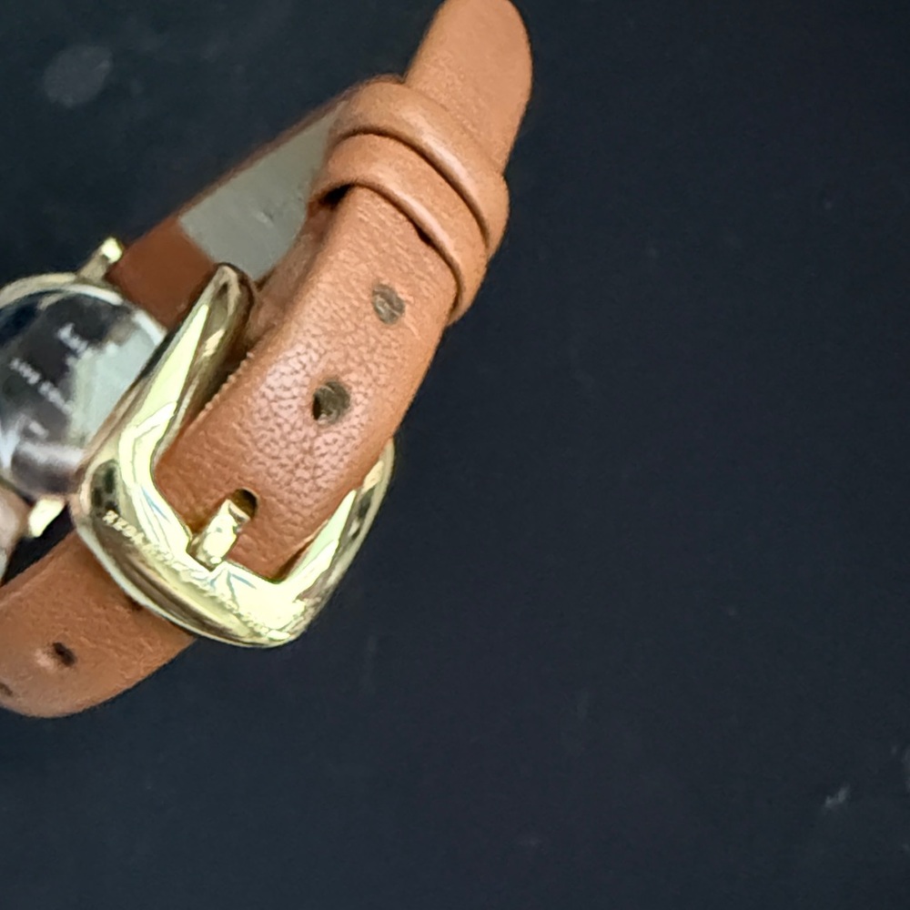 Kate Spade Gold and Tan Leather Watch - Picture 6 of 6